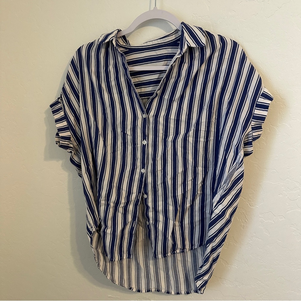 Madewell Central Shirt in Shea Stripe Size XS